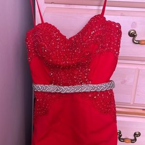 Mermaid red dress 😍😍
